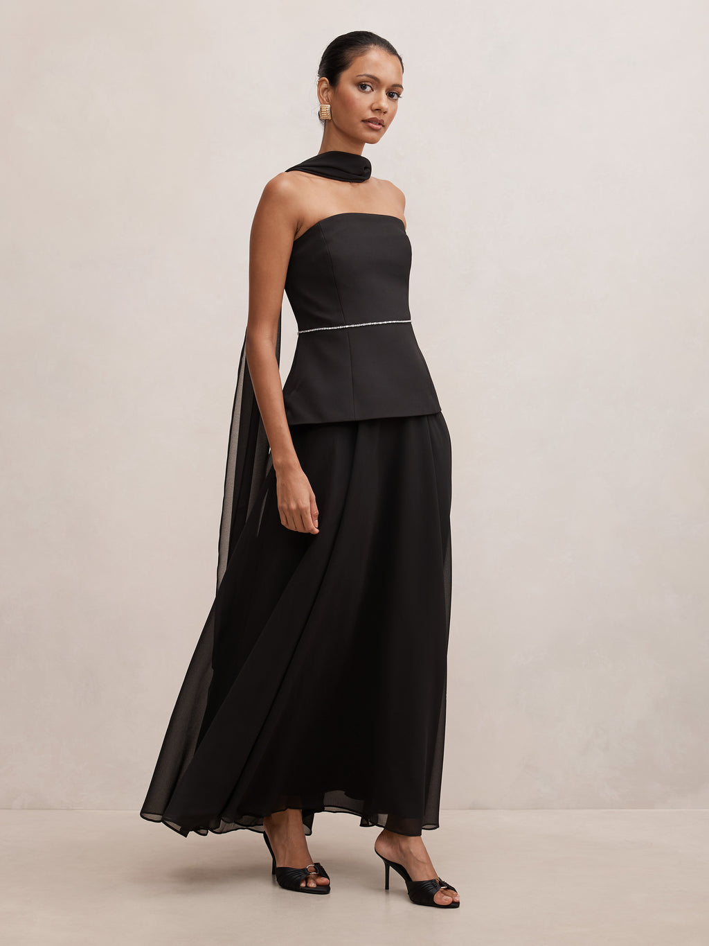 Laney Petite Corset Maxi Dress