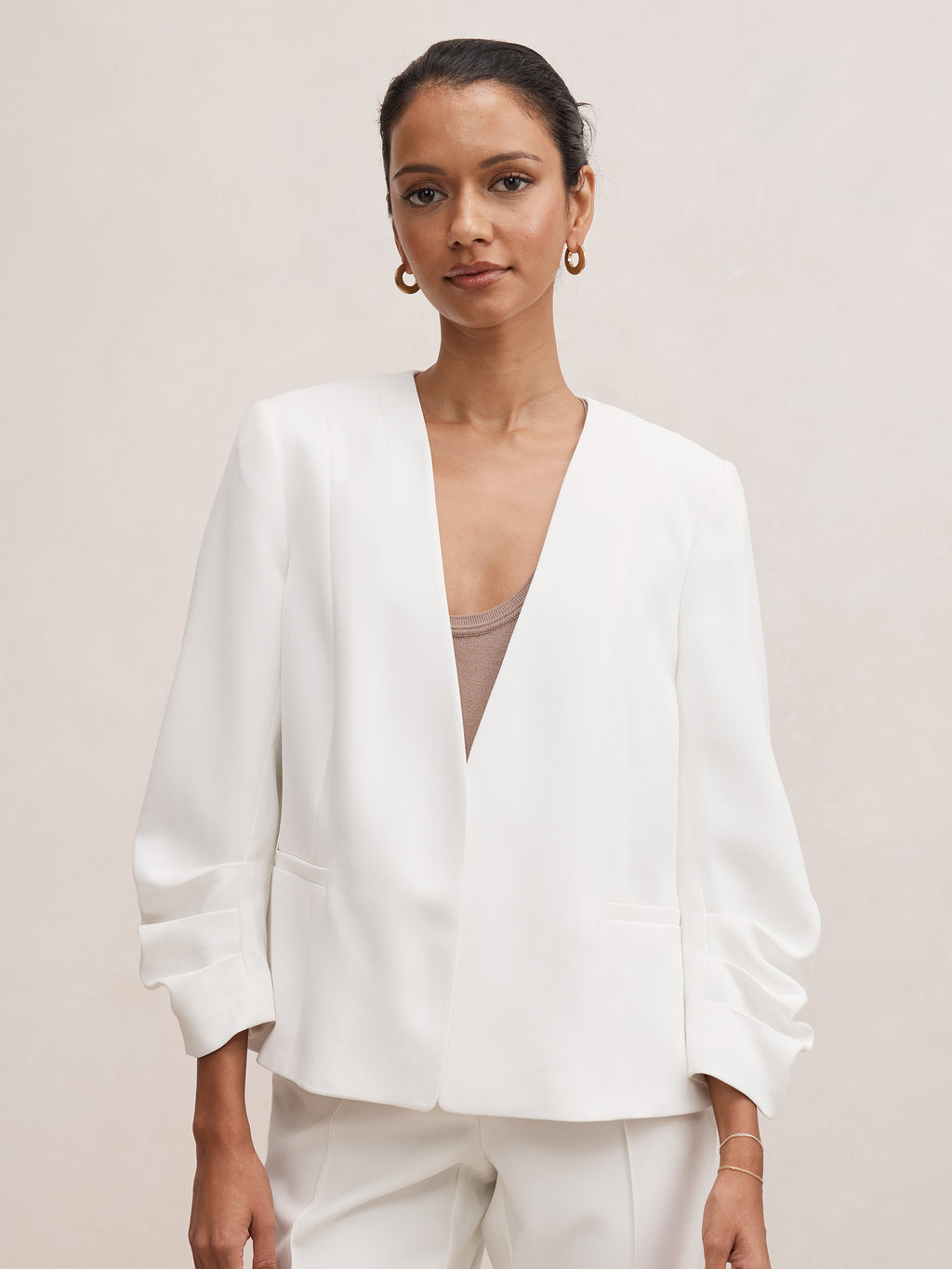 Keely Petite Ruched Jacket
