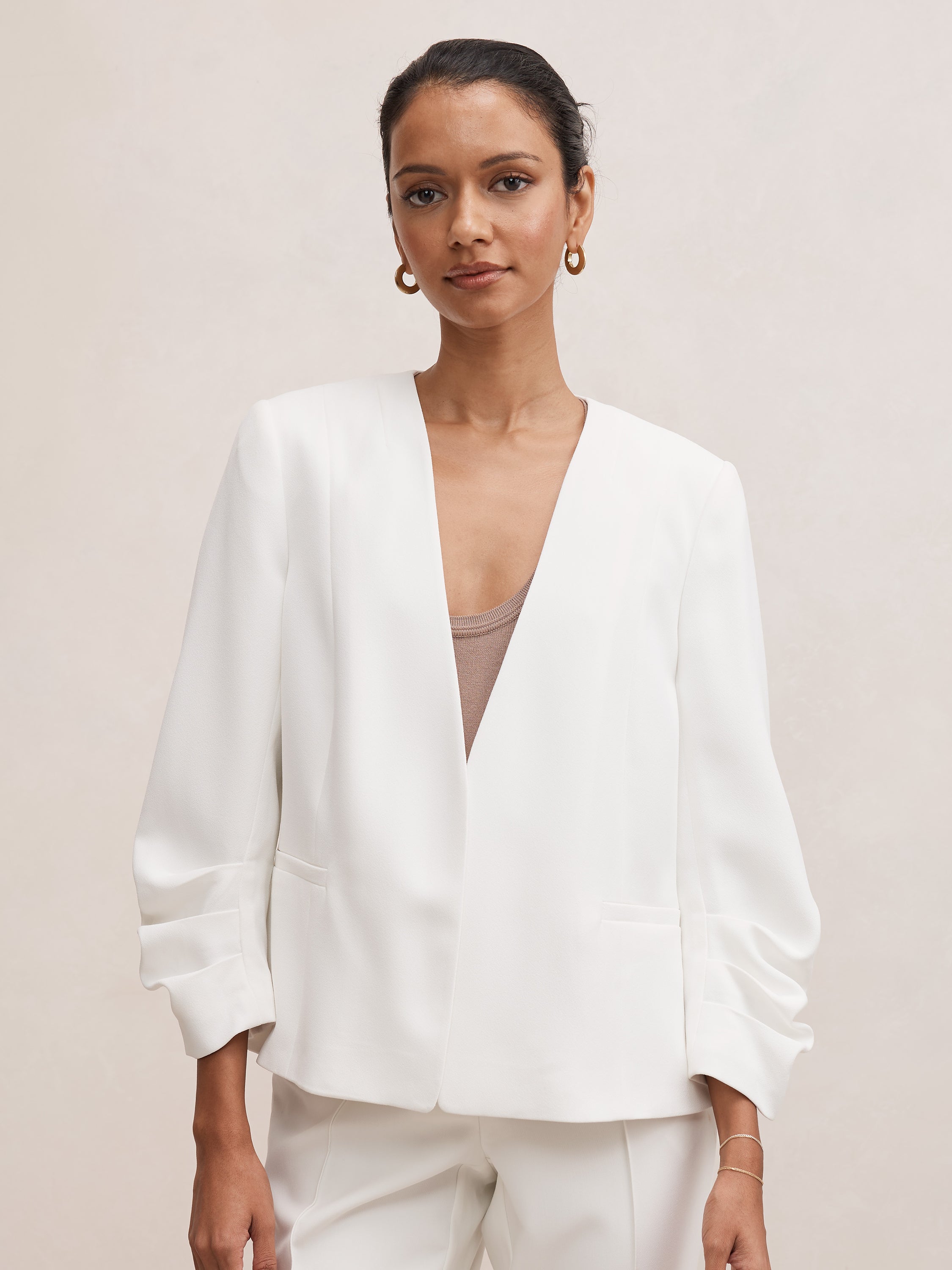 Keely Petite Ruched Jacket
