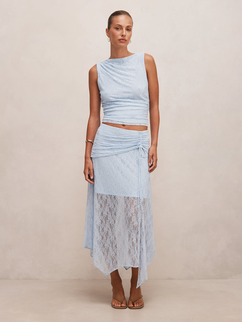 Khai Lace Asymm Skirt