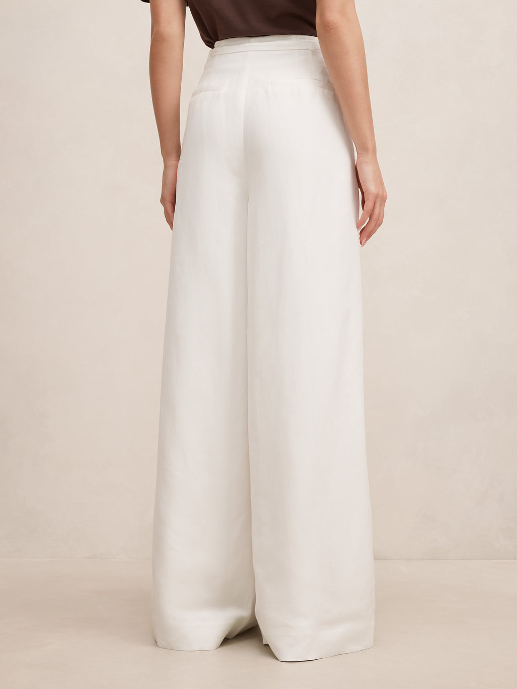 Matilda Linen Blend Wide Leg Pant