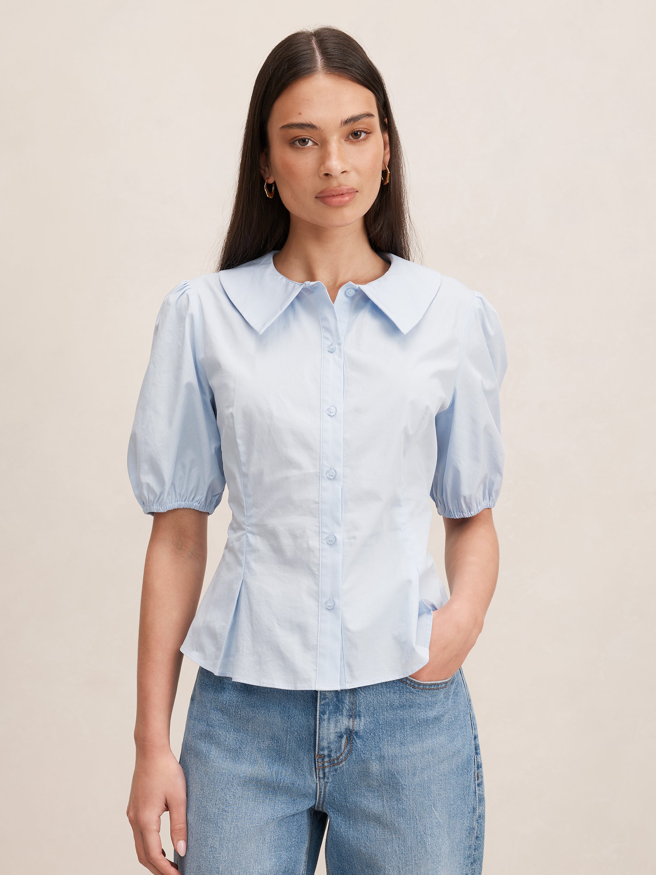 Gracie Bubble Sleeve Shirt