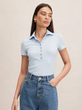 Aaliyah Ribbed Polo
