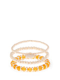 Jade Stretch Bead Pack Bracelet