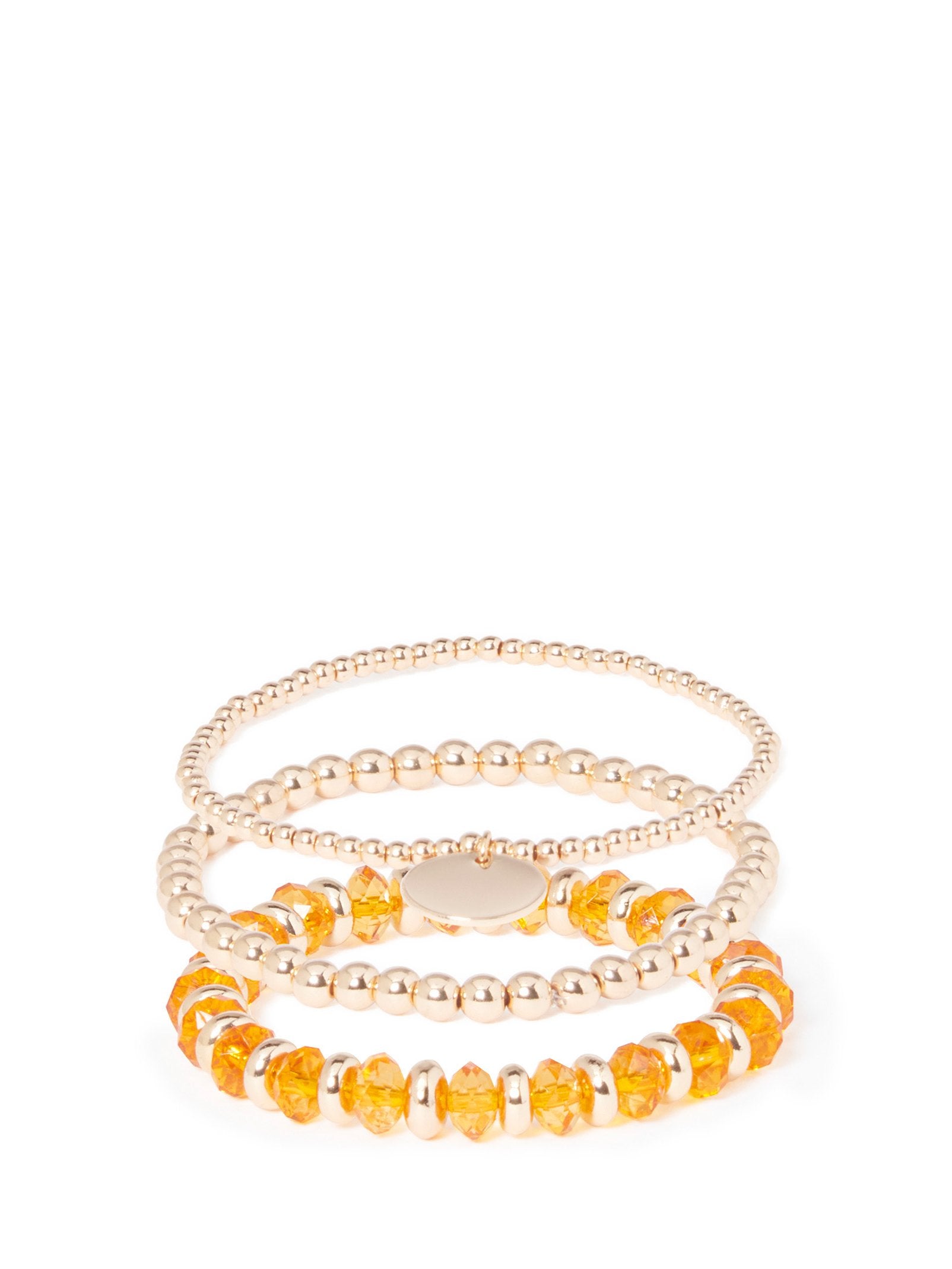 Jade Stretch Bead Pack Bracelet