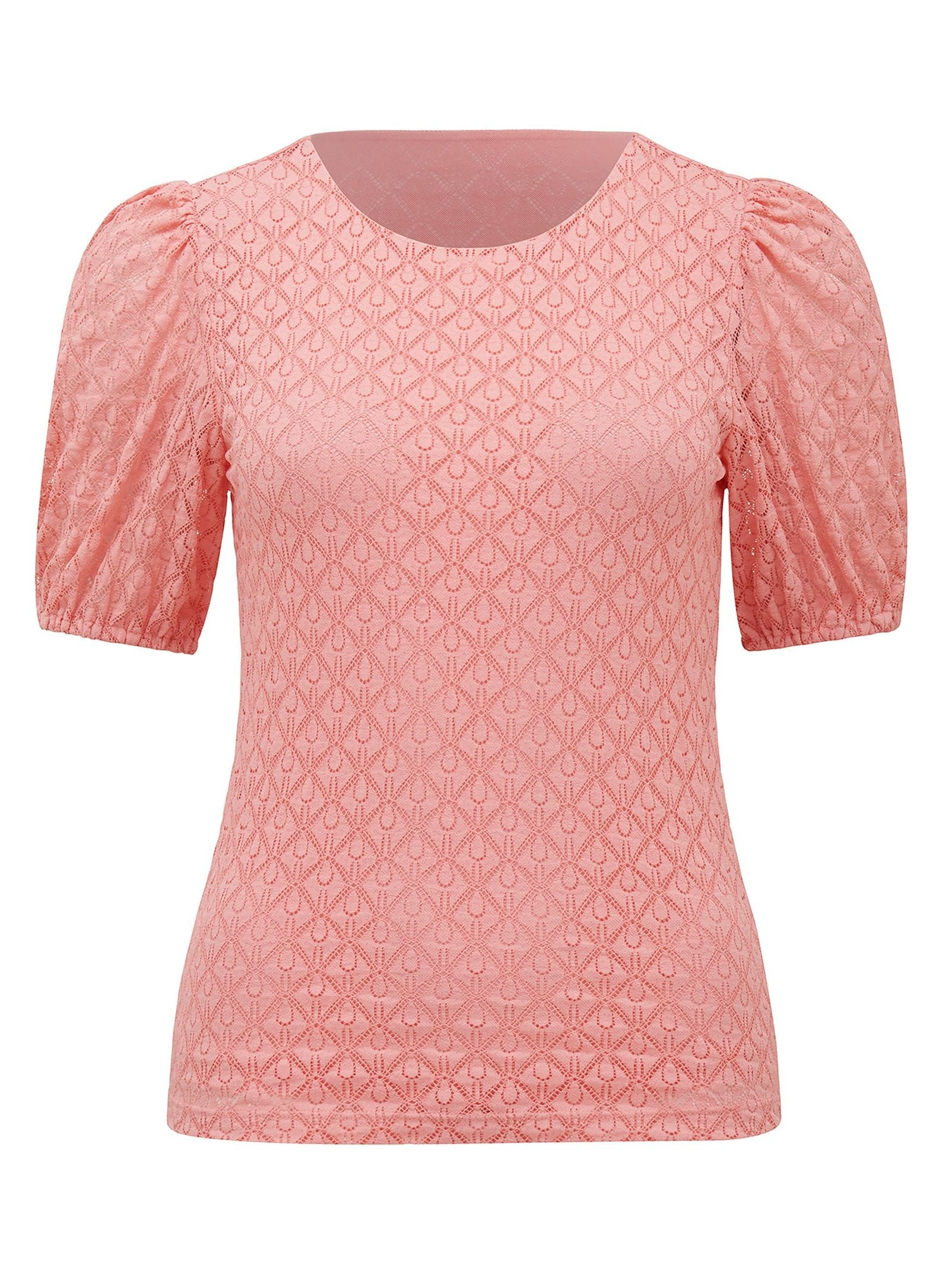 Shiloh Lace Crew Neck Top