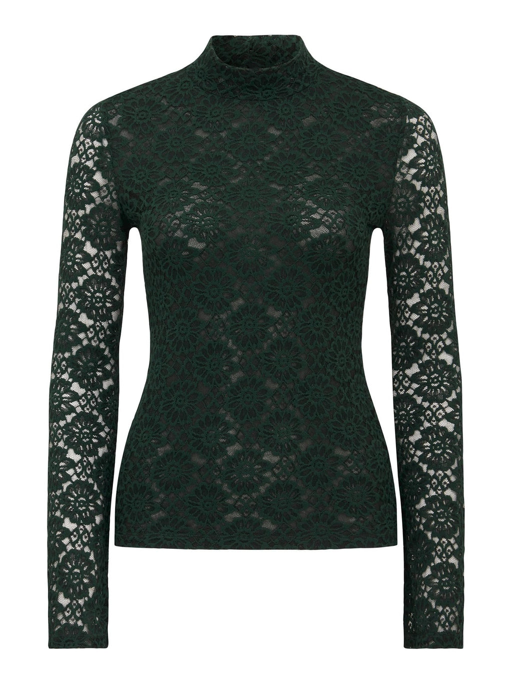 Rachel High Neck Lace Top