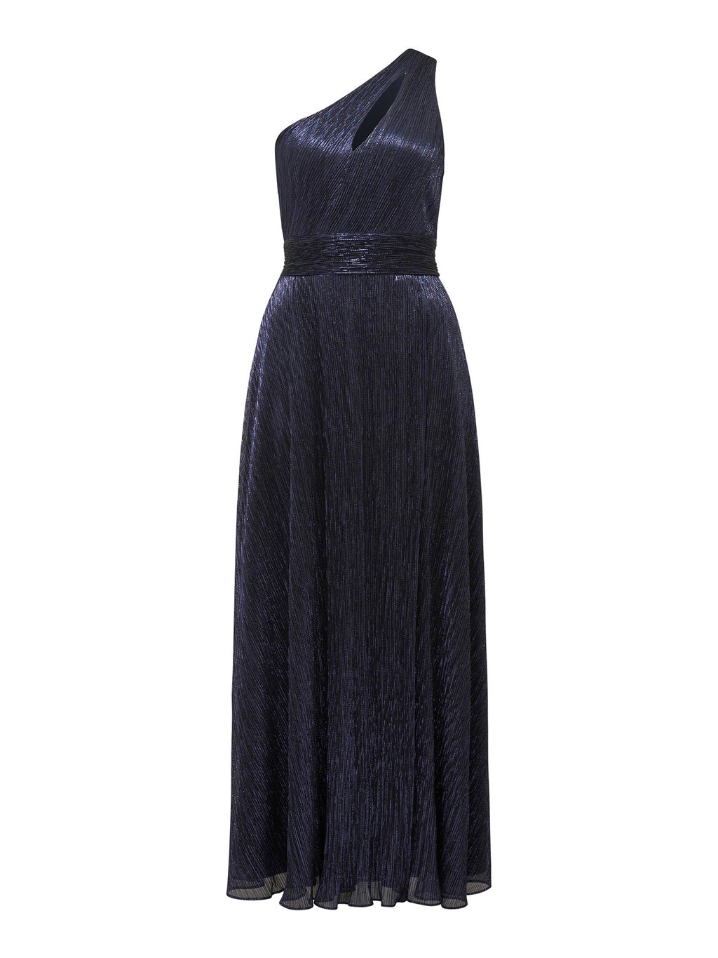 Billie Asymm Plisse Midi Dress