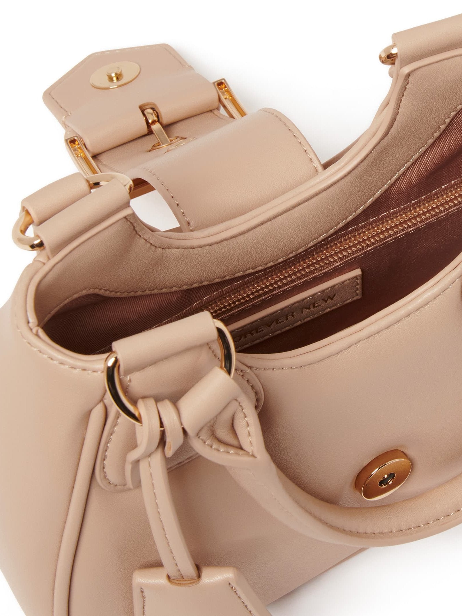 Signature Madison Buckle Moon Bag