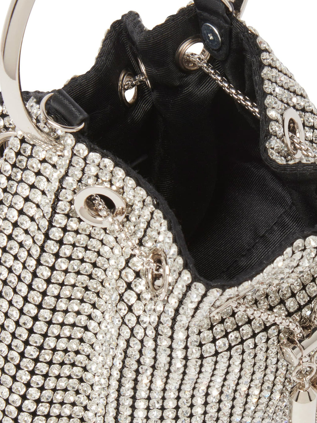 Skylah Sparkle Metal Handle Bag