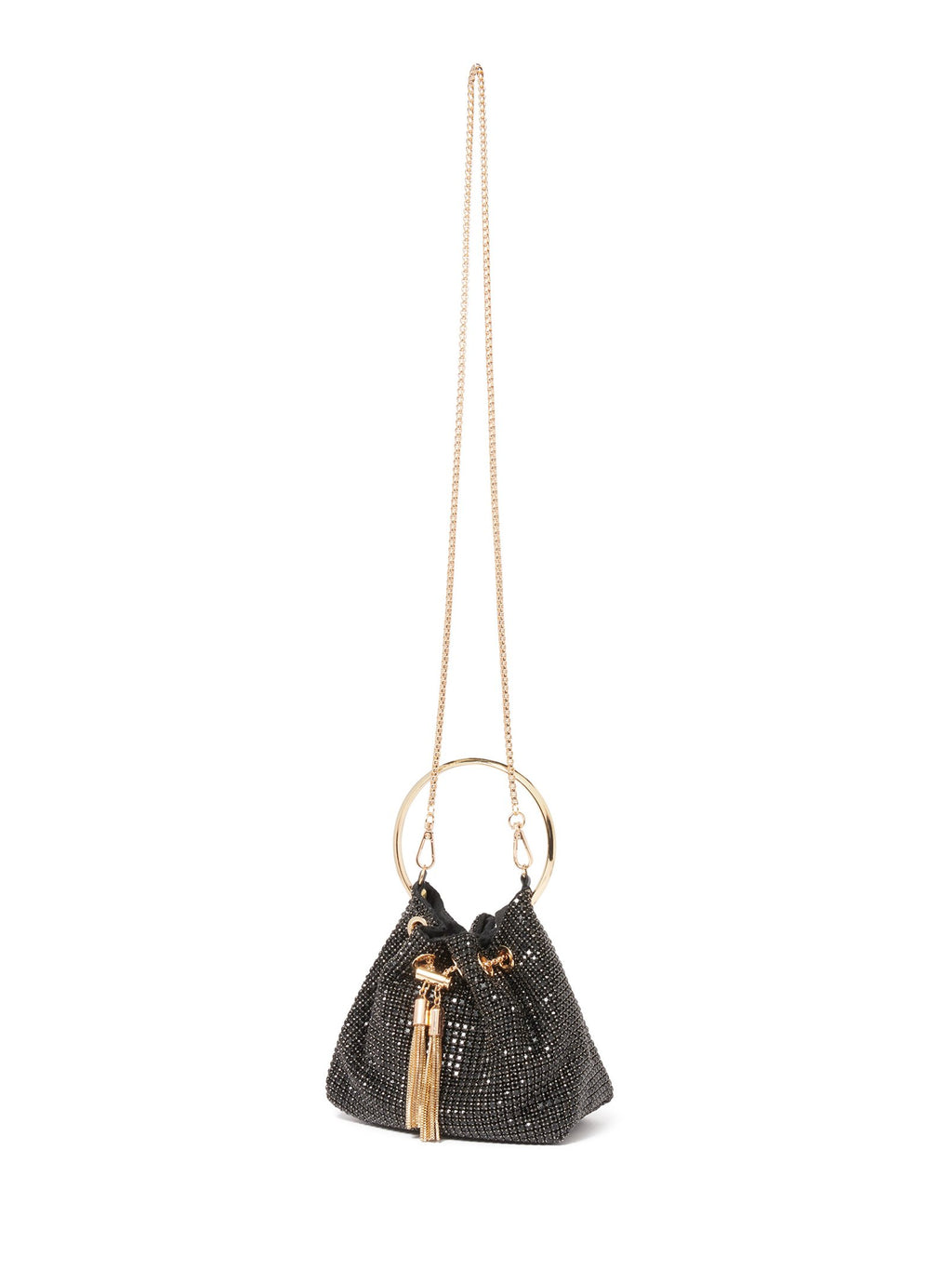  Skylah Sparkle Metal Handle Clutch