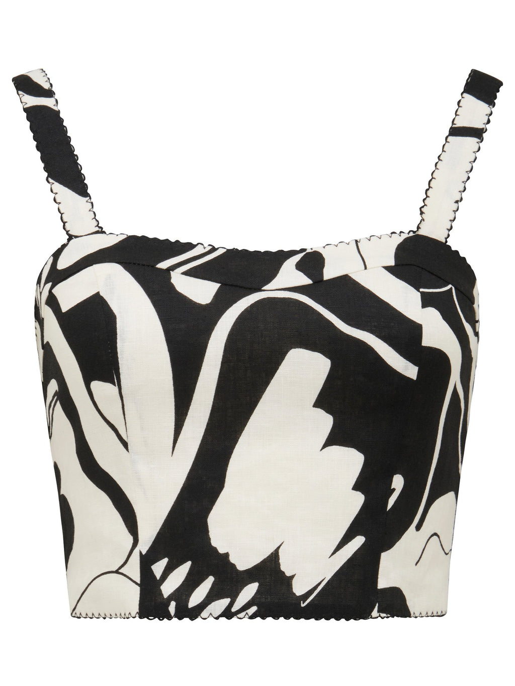  Patricia Printed Linen Top