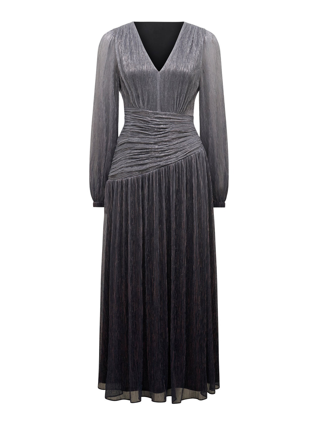  Viv Ombre Plisse Maxi Dress