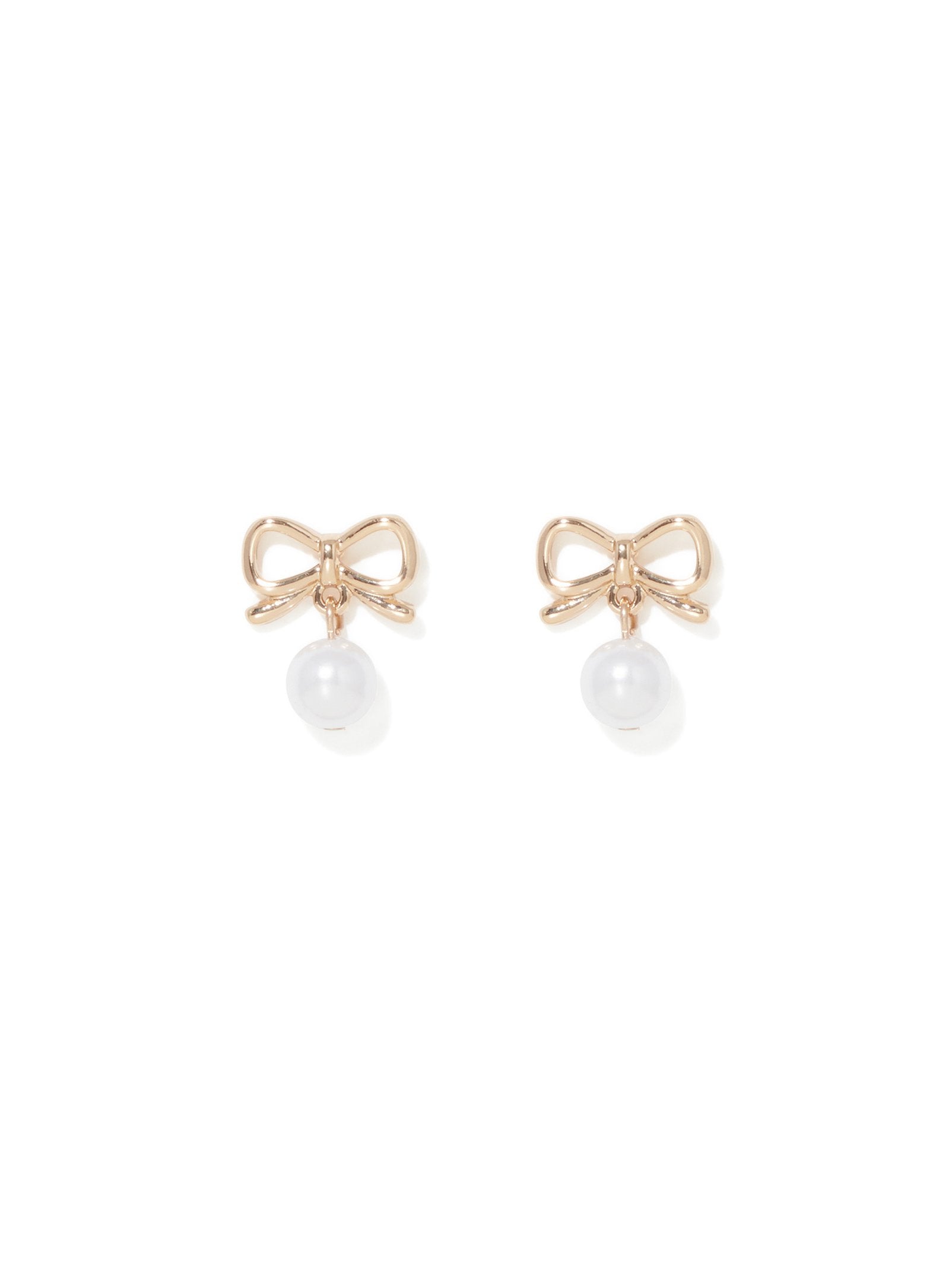 Bailey Bow & Pearl Earring