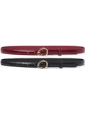 Ali 2 Pack Abstract Buckle Belt