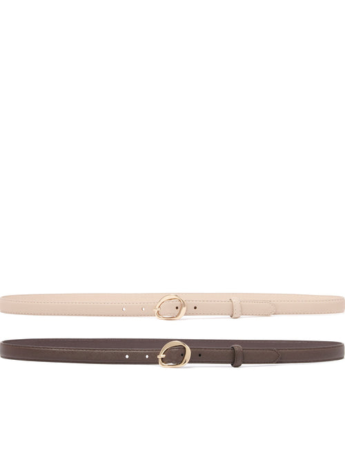 Ali 2 Pack Abstract Buckle Belt