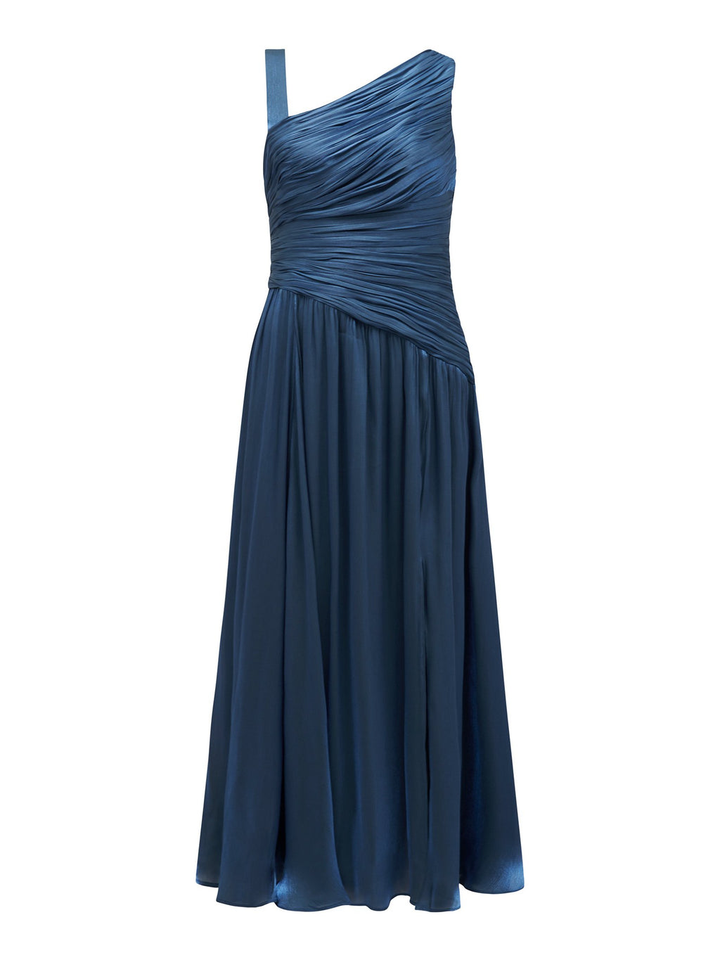  Nya Petite Metallic Asym Maxi Dress