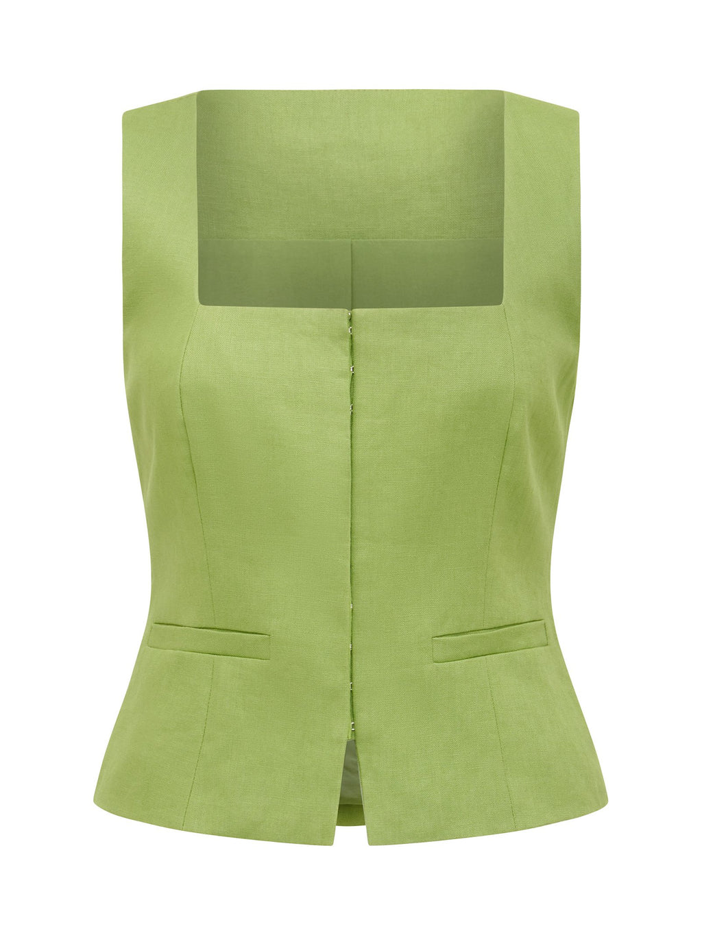  Posey Square Neck Waistcoat
