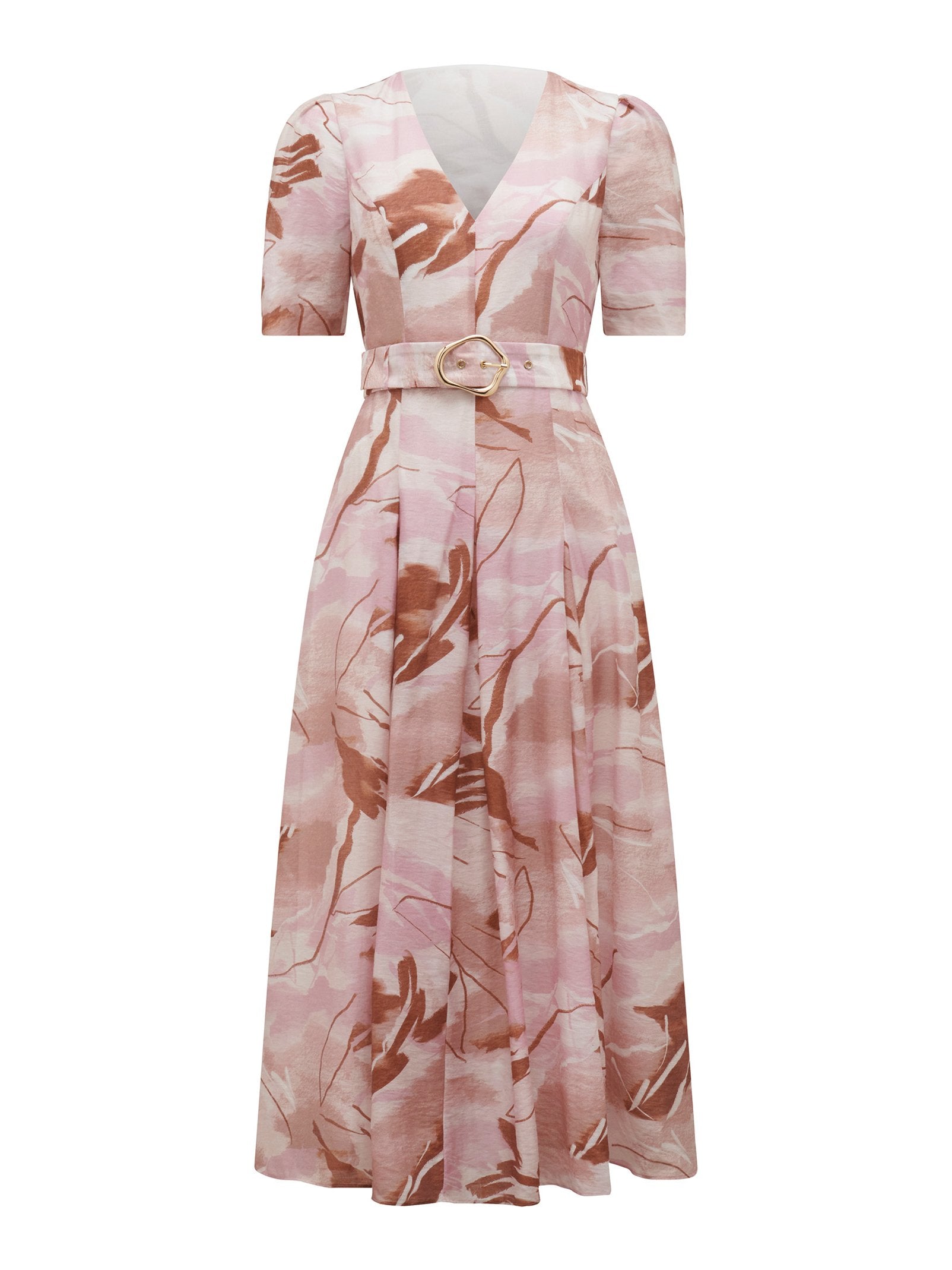  Melinda Petite Belted Midi Dress