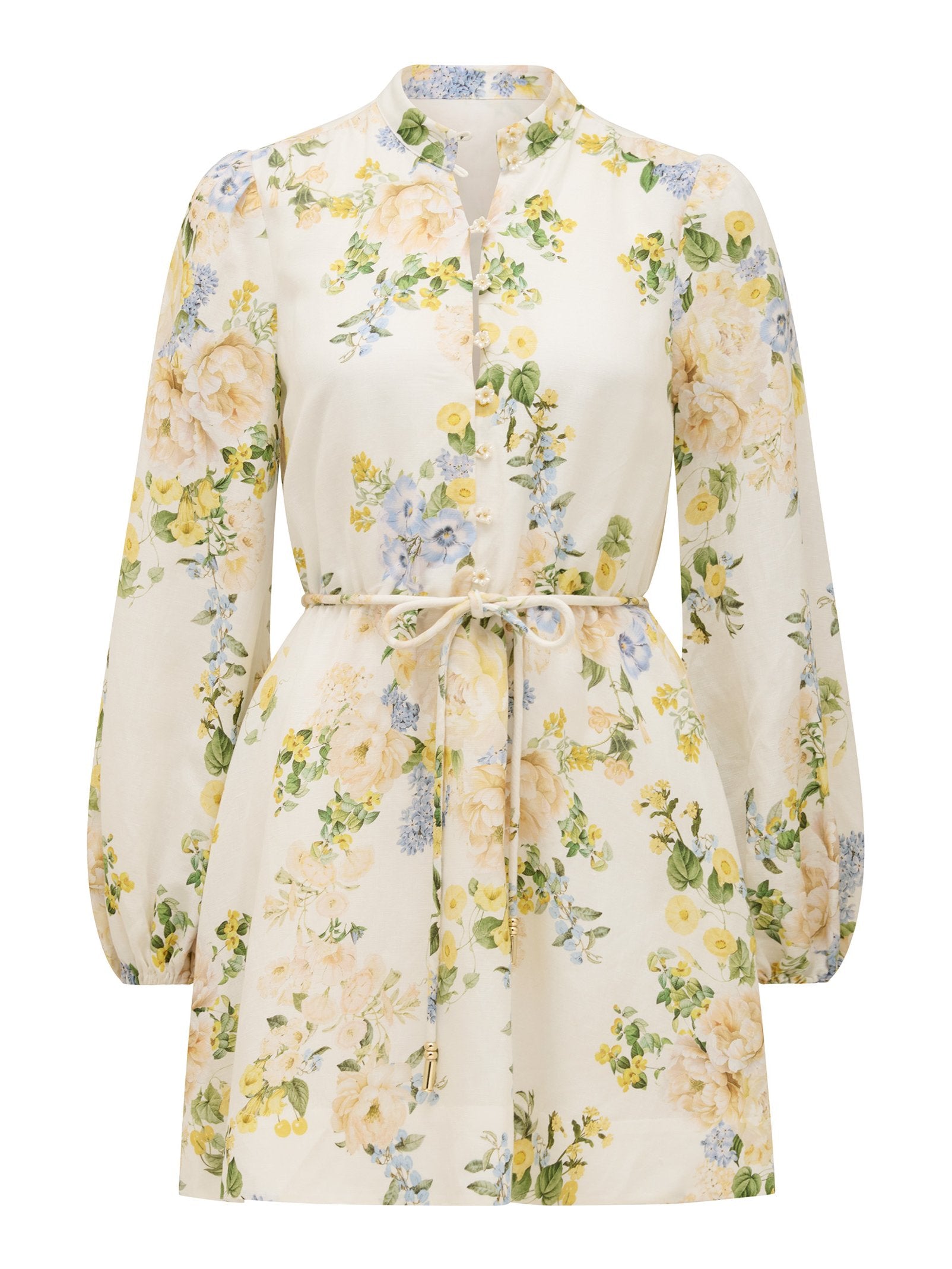  Annalise Fluted Mini Dress