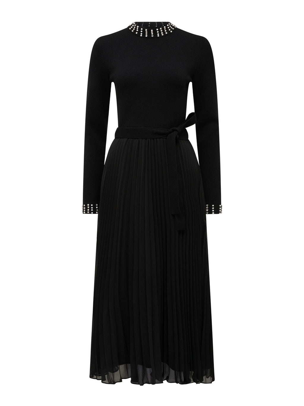  Giana Embellished Pleat Dress