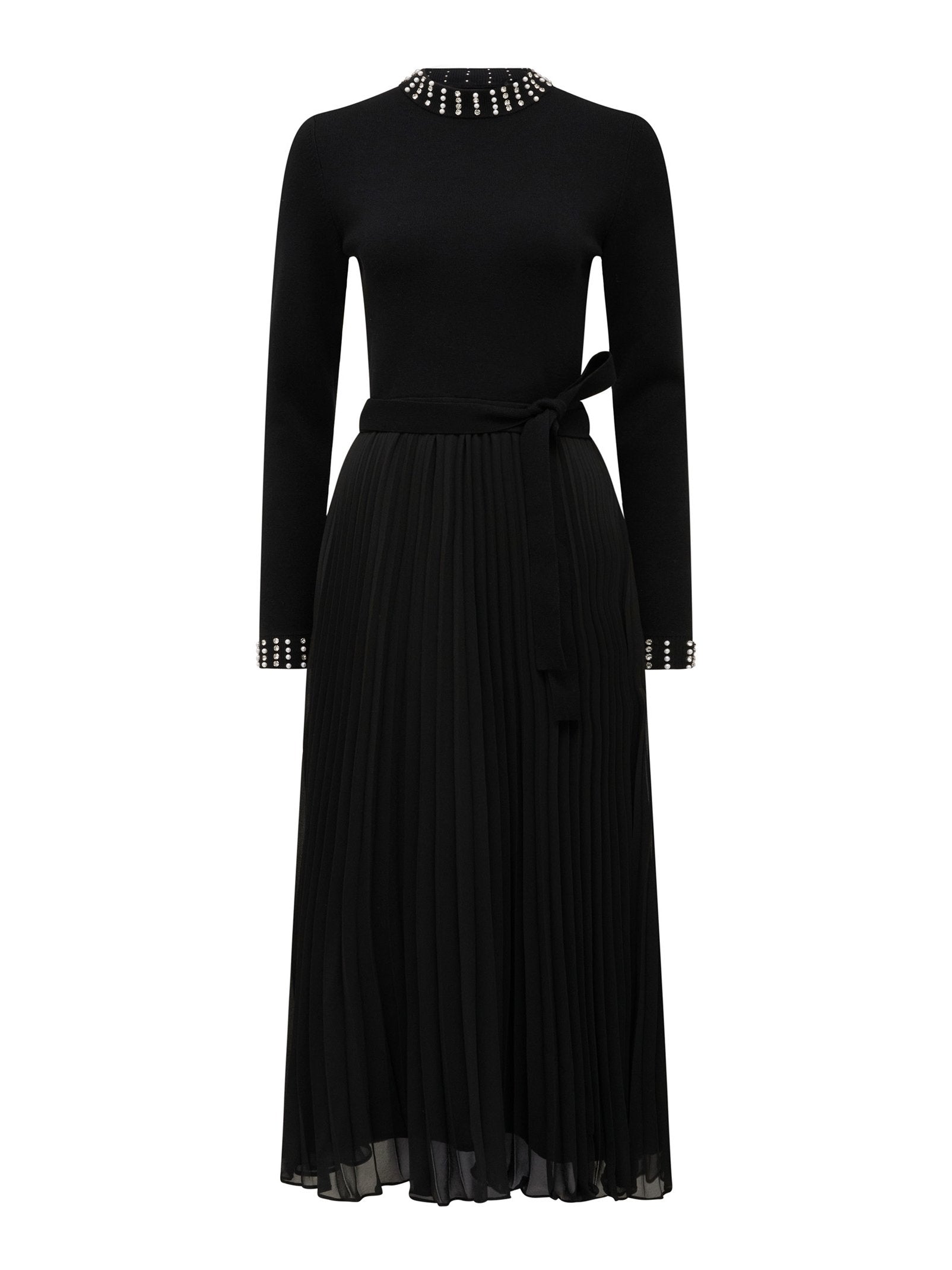  Giana Embellished Pleat Dress