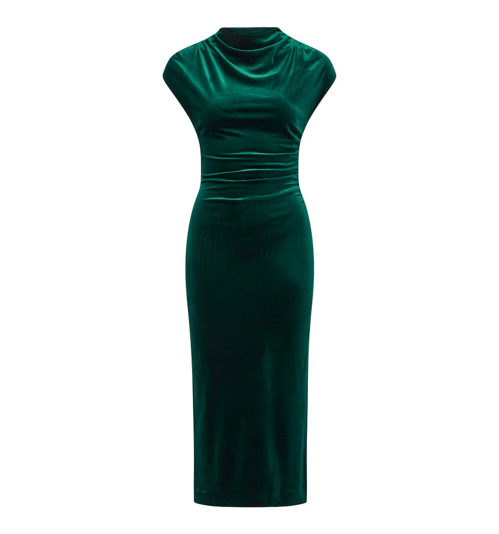 Sammy Petite Velvet Bodycon Maxi Dress
