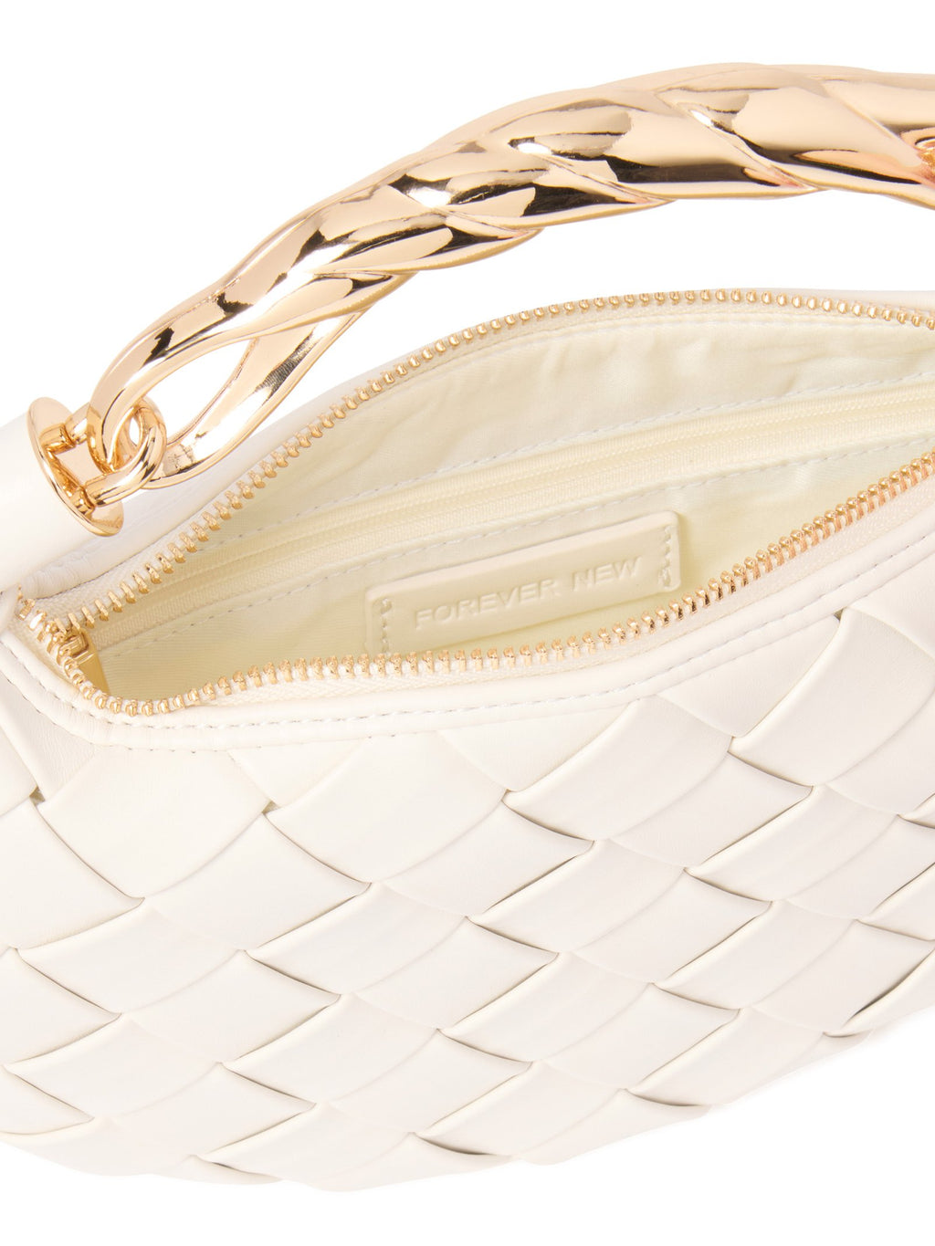  Willa Weave Metal Handle Bag