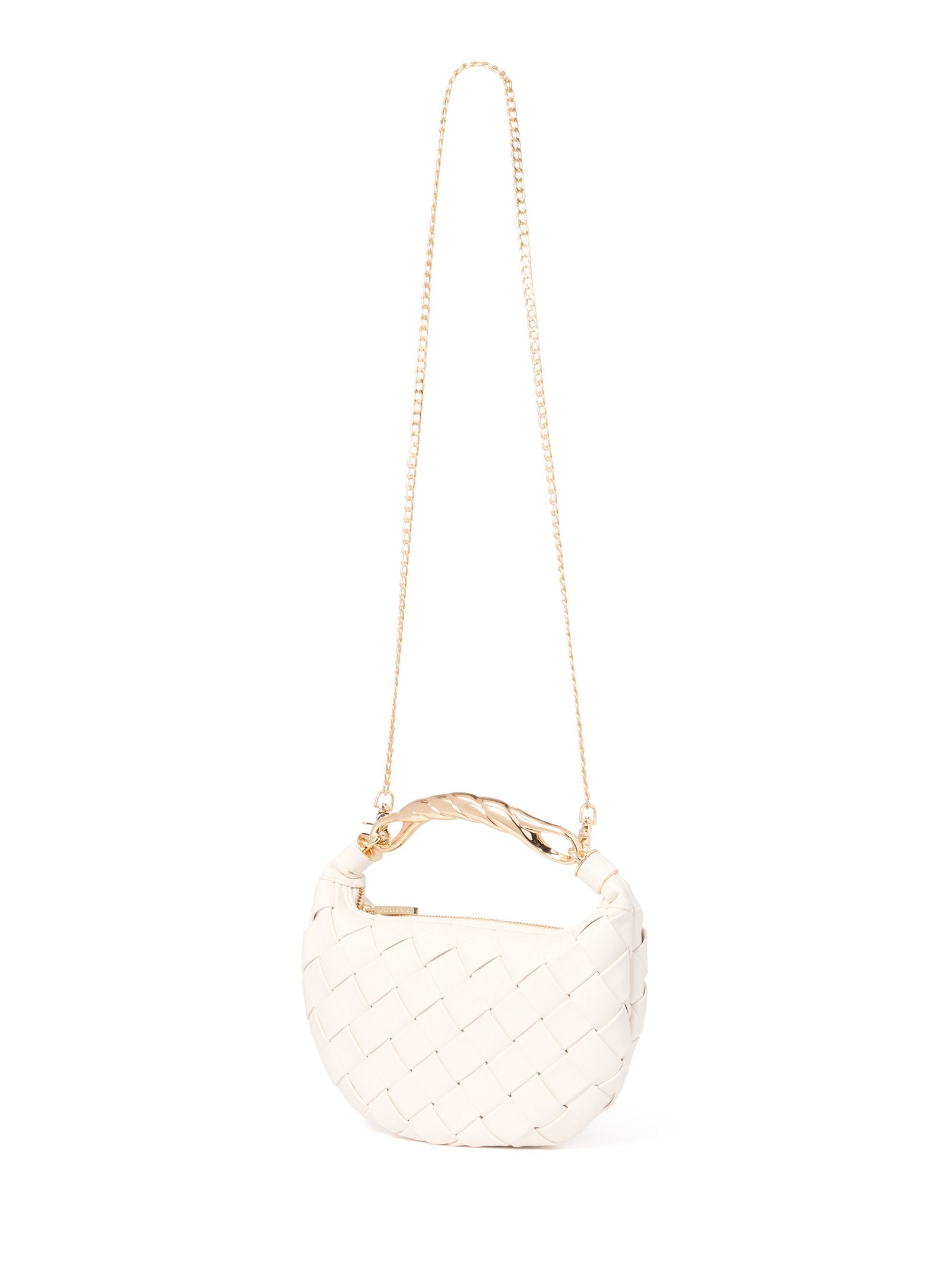  Willa Weave Metal Handle Bag