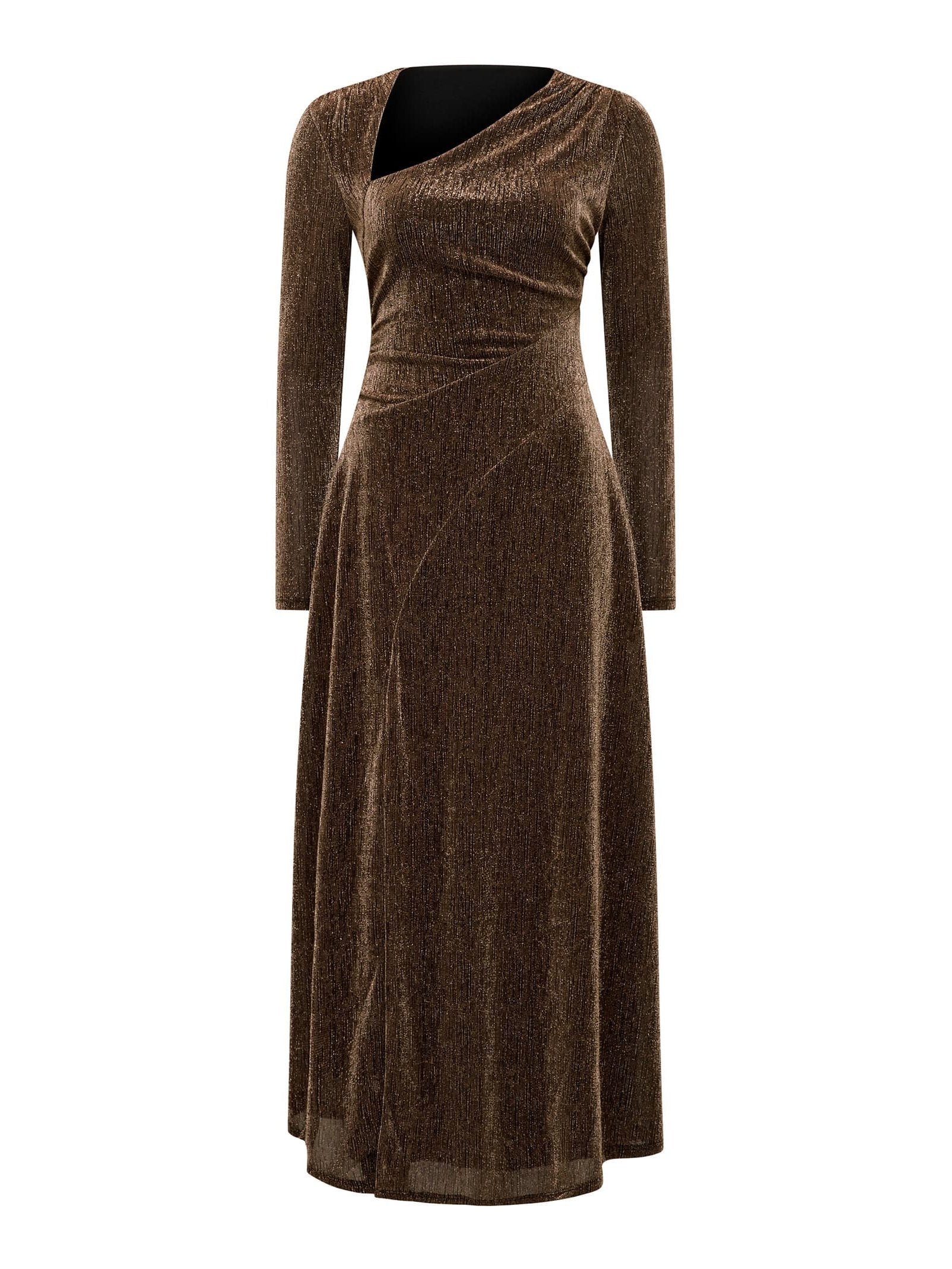 Sawyer Petite Asymmetric Drape Dress