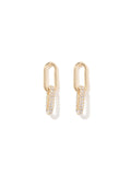 Malani Metal & Stone Link Earring