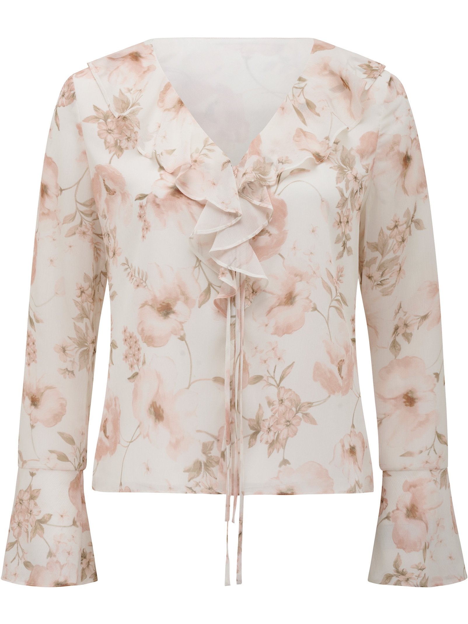 Neve Ruffle Front Blouse