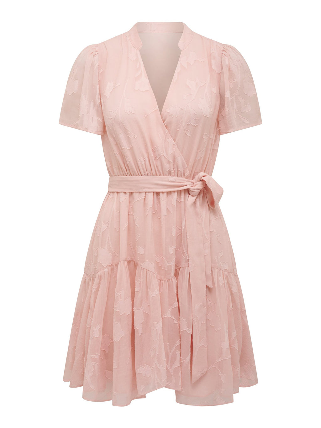  Cyrus Petite Flutter Sleeve Mini Dress