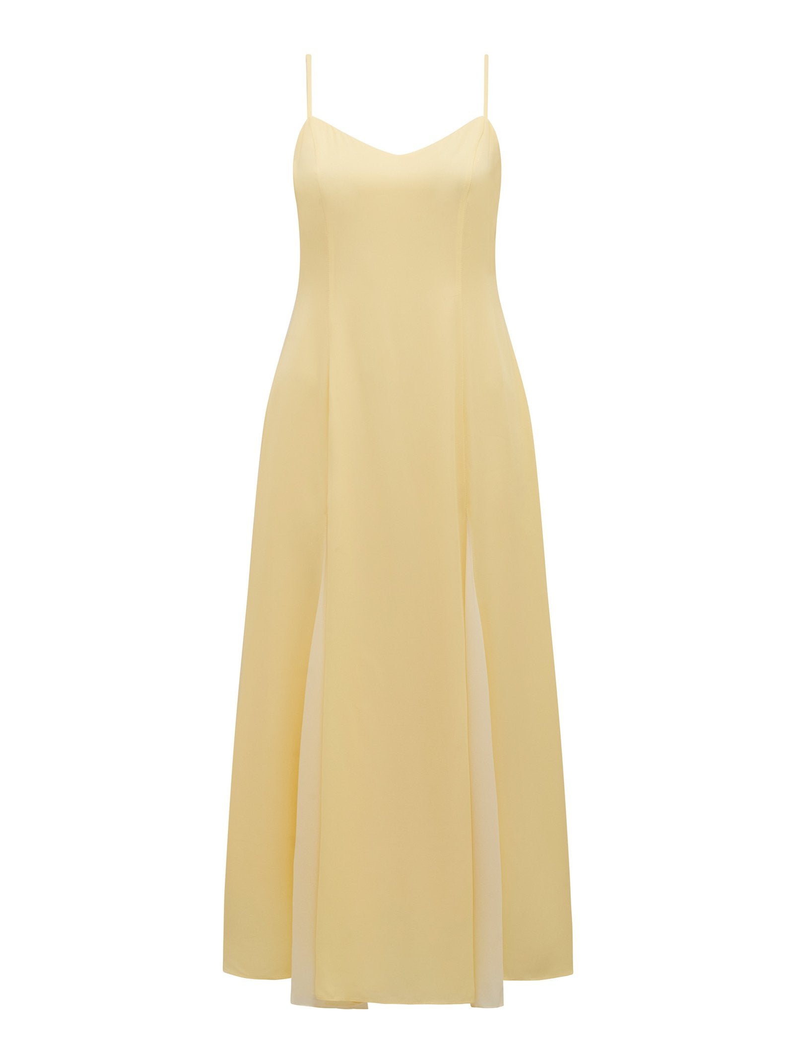  Dahlia Petite Contrast Godet Maxi Dress