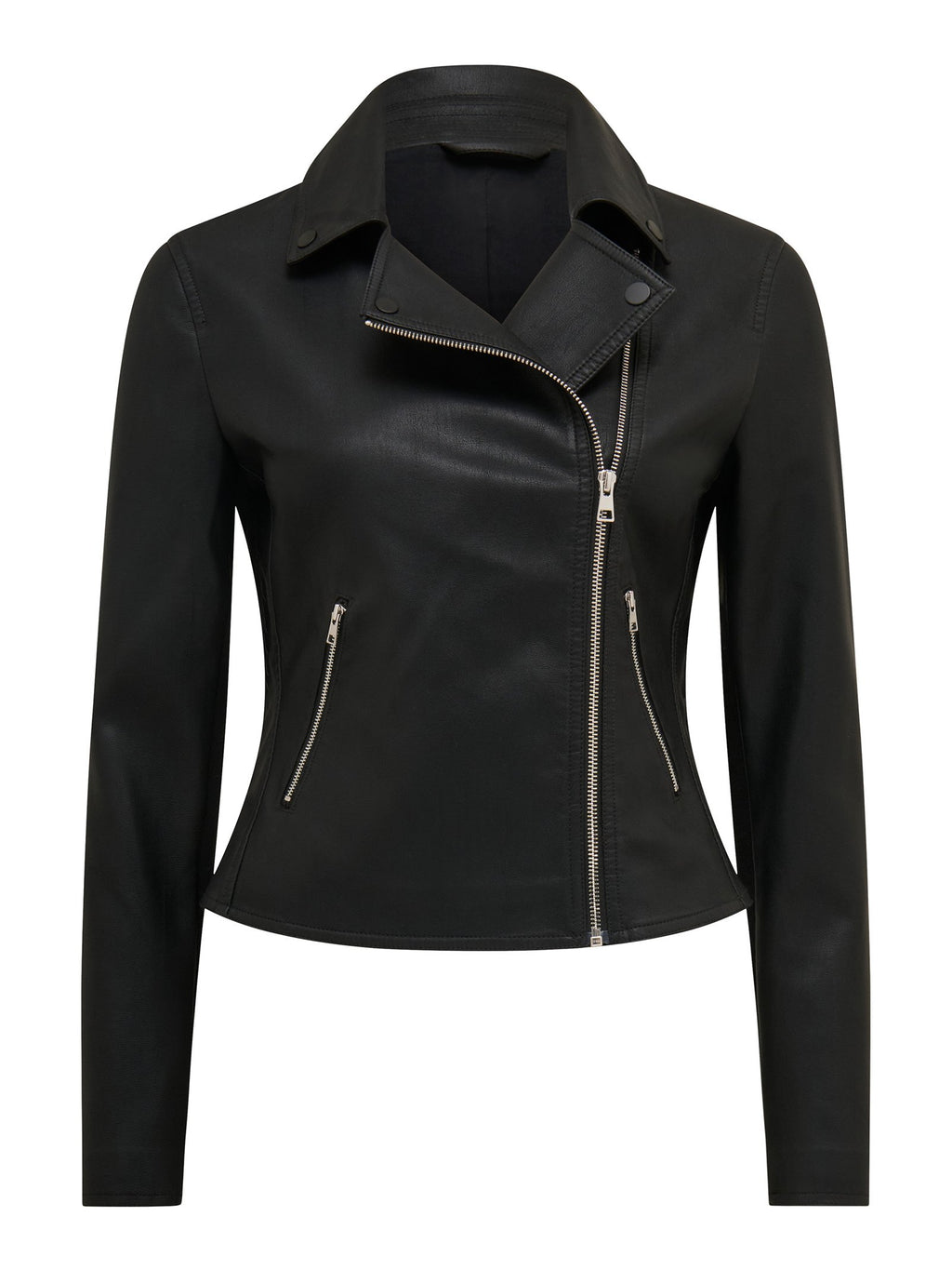 Tina Faux Leather Biker Jacket