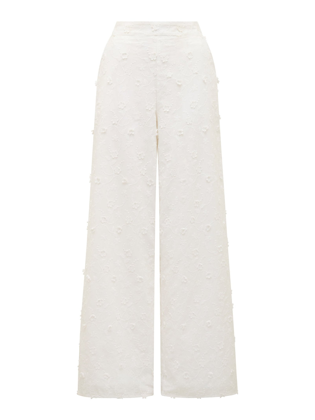  Daisy Broderie Wide Leg Pant