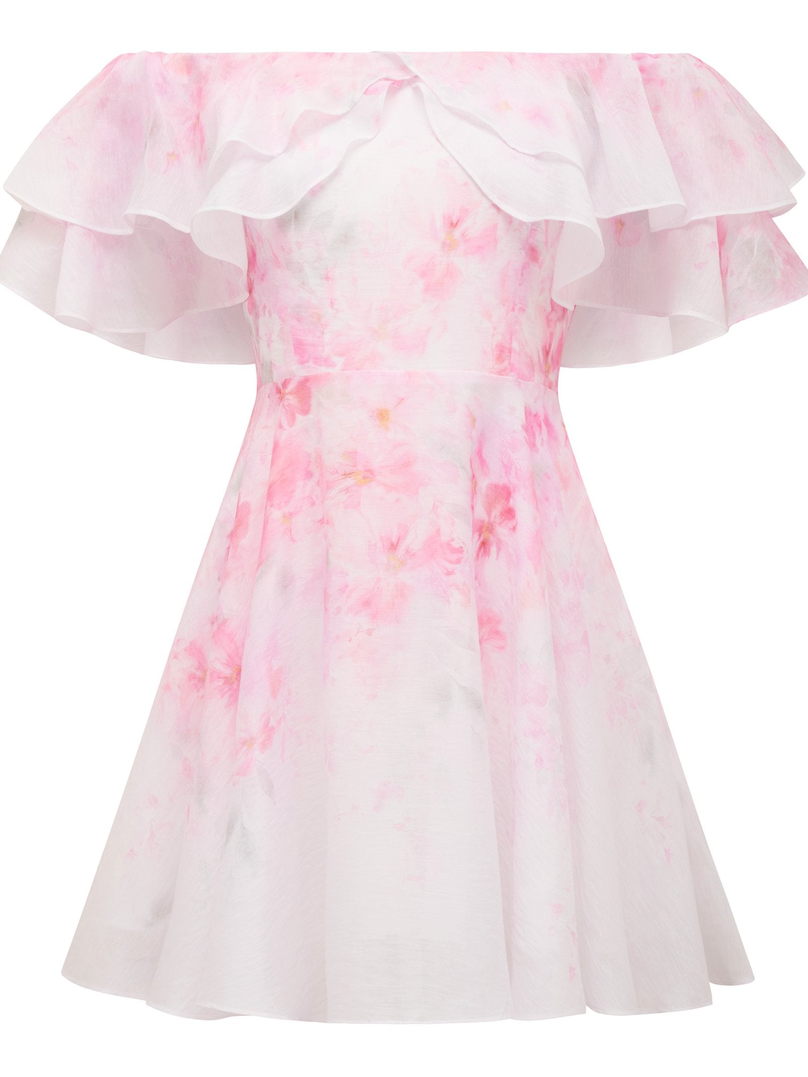 Ellie Ruffle Mini Dress