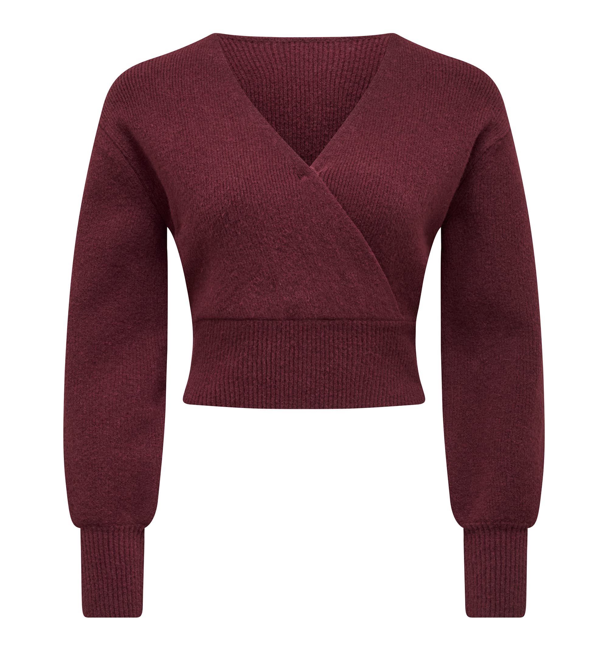 Sloane Petite Wrap Knit Sweater
