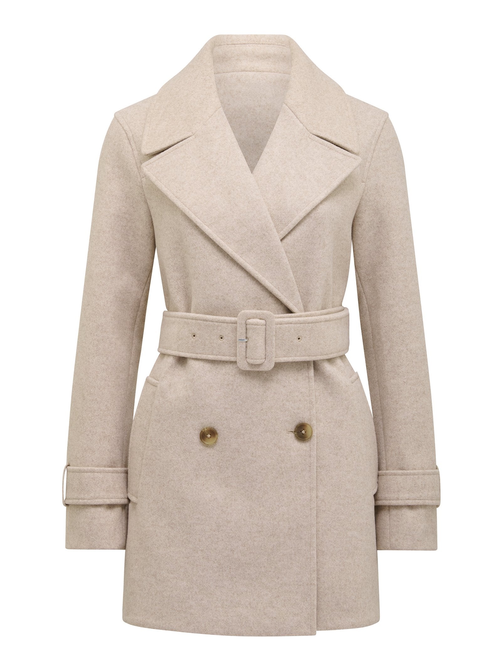 Belle Short Wrap Coat