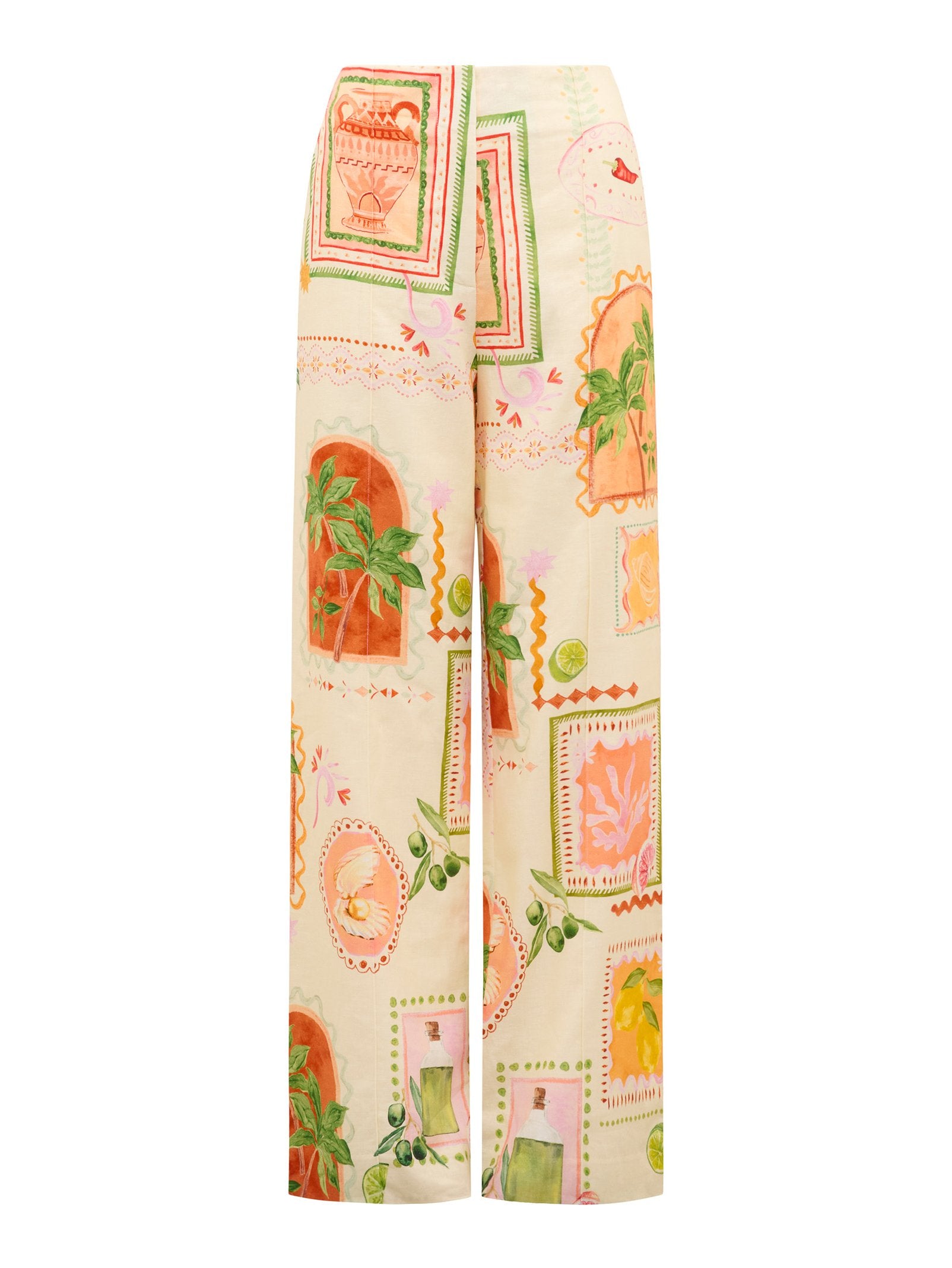  Ola Linen Wide Leg Pant