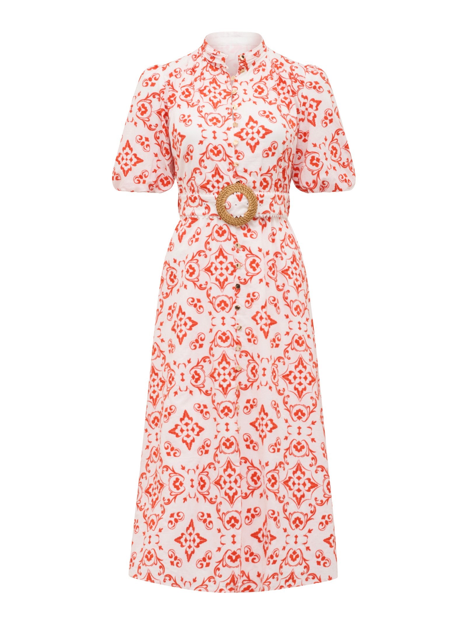  Rhiannon Petite Broderie Midi Dress