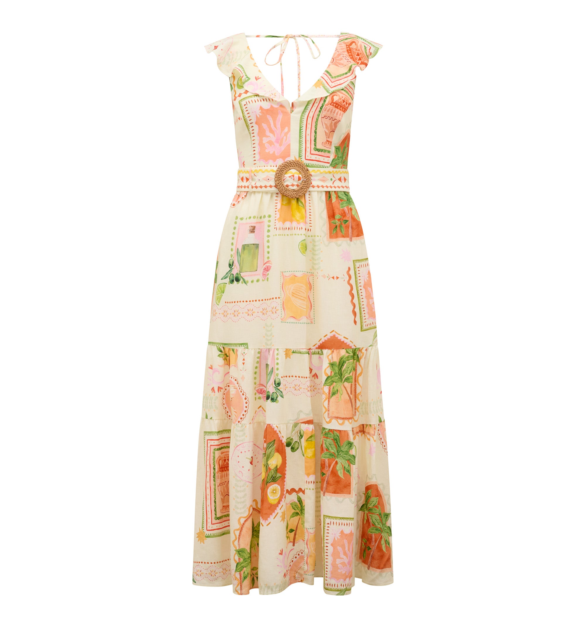 Layne Printed Midi Dress