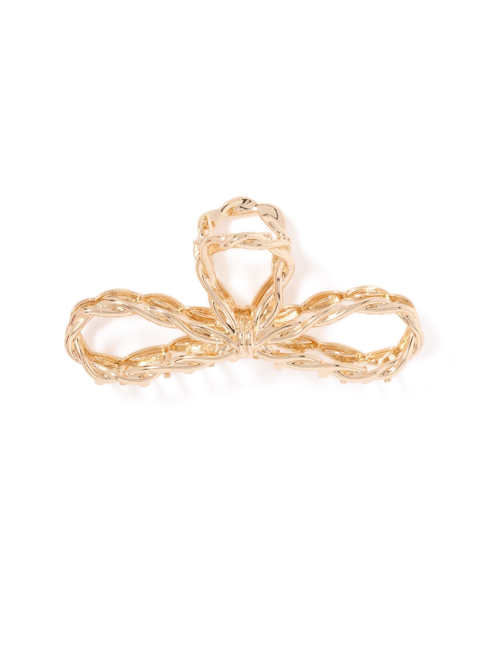 Talia Twist Bow Claw Clip