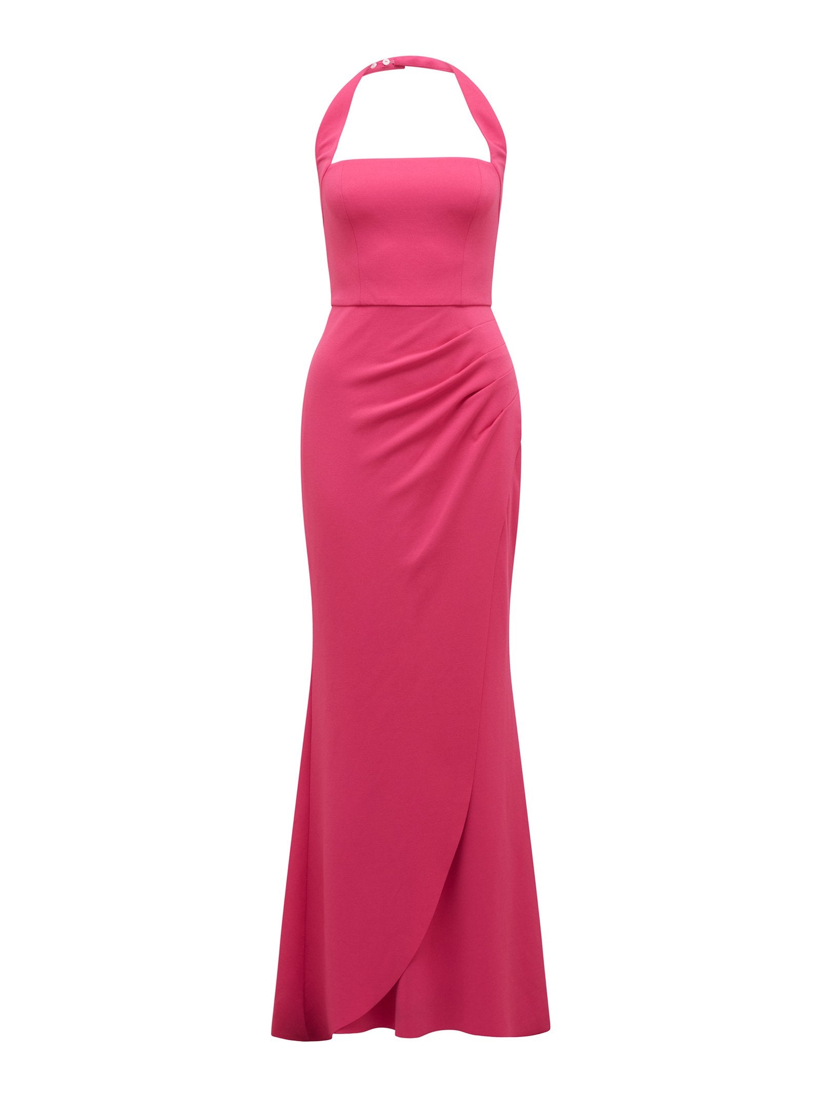  Willow Halter Wrap Maxi Dress