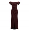 Kalee Bow Wrap Skirt Maxi Dress