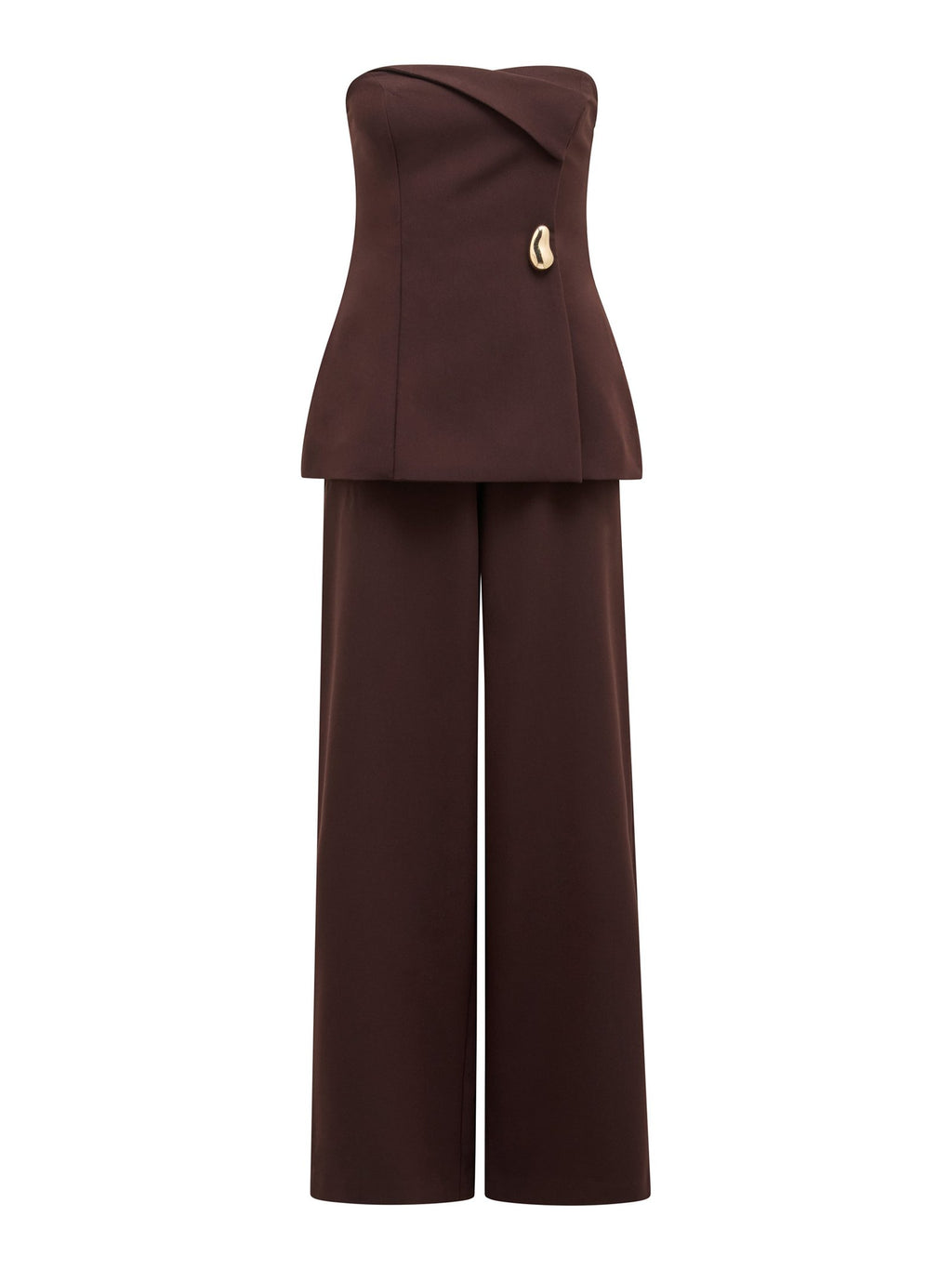 Joanna Strapless Foldover Jumpsuit