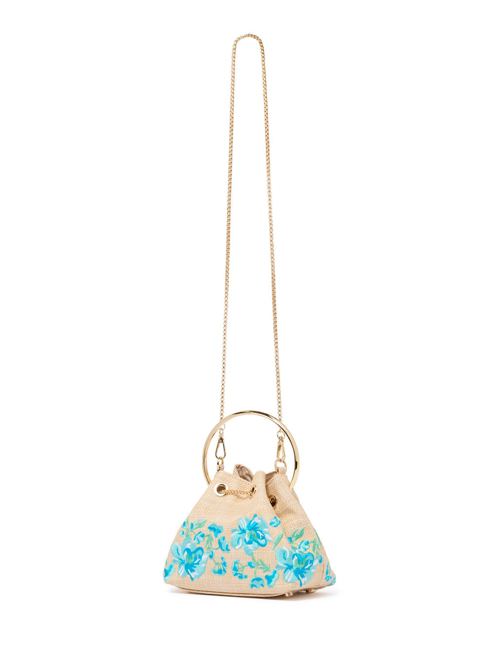 Tallulah Flower Metal Handle Bag