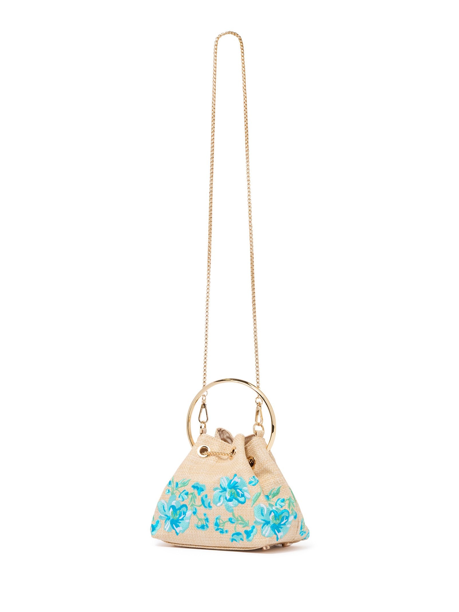 Tallulah Flower Metal Handle Bag