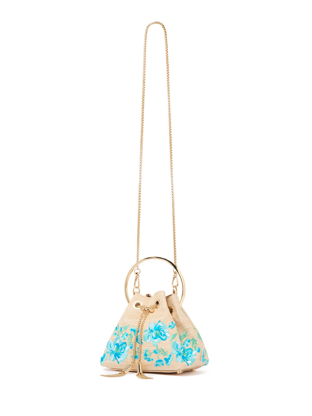 Tallulah Flower Metal Handle Bag