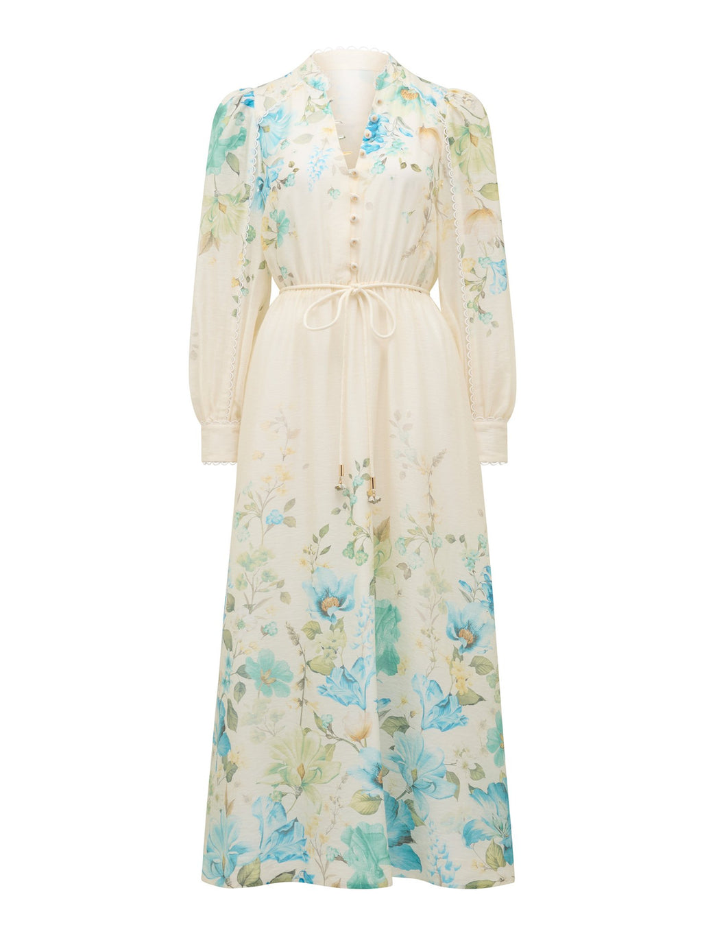  Peyton Trim Detail Midi Dress